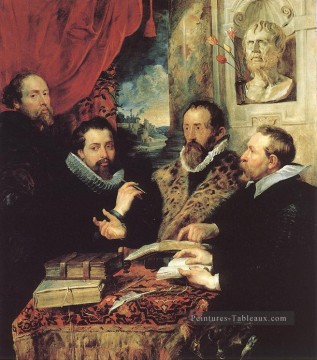  Peter Peintre - Les Quatre Philosophes Baroque Peter Paul Rubens